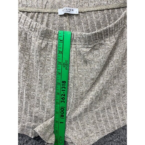 Lot of 3 Ekouaer Two Piece Pajama Set Women M Ribbed Crop Top & Sleepwear Shorts - Picture 7 of 16